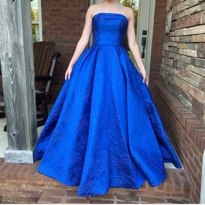 Rachel Allan Royal Blue Ballgown